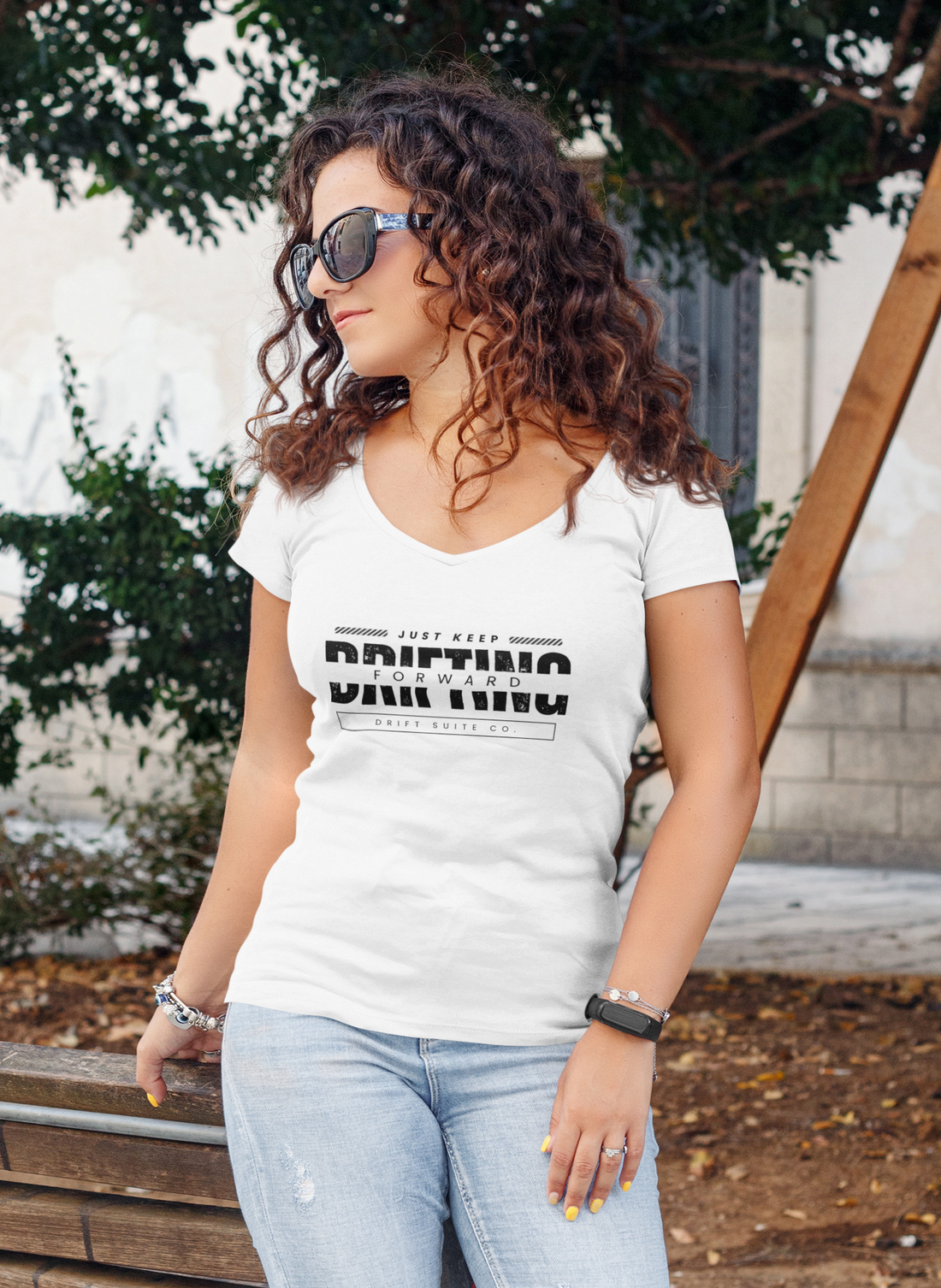 Women's Just Keep Drifting Forward T-Shirt