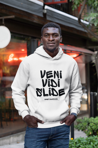 Unisex Veni Vidi Slide Hoodie